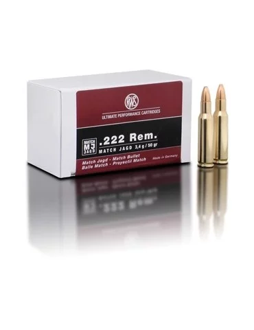 RWS .222 Rem. MJ 52 gr 2