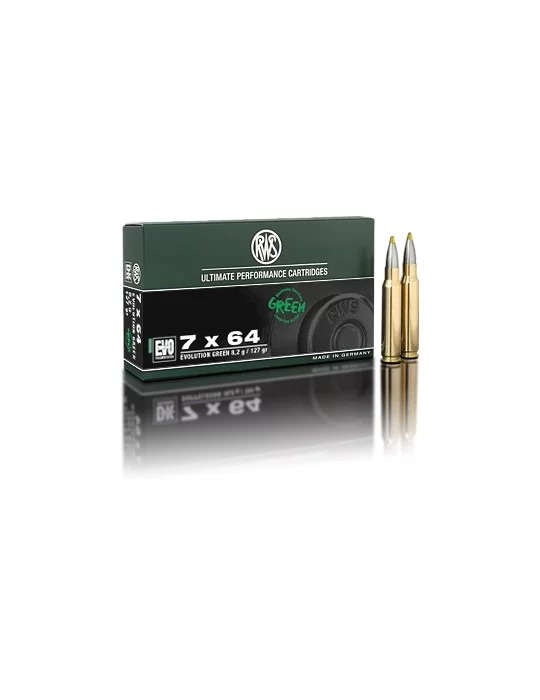 RWS 7x64 EVO Green 127 gr sans plomb