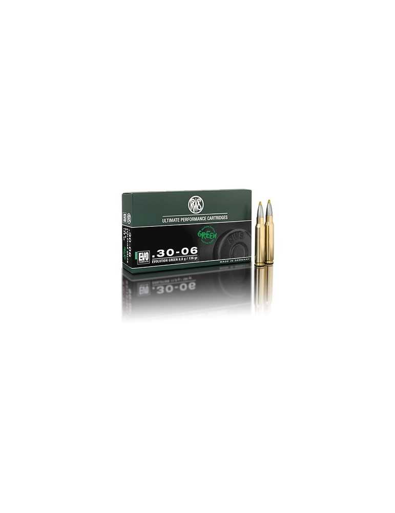 RWS .30-06 Springfield EVO Green 136 gr sans plomb
