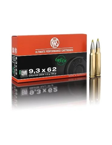 RWS 9.3x62 EVO Green 184 gr sans plomb 2