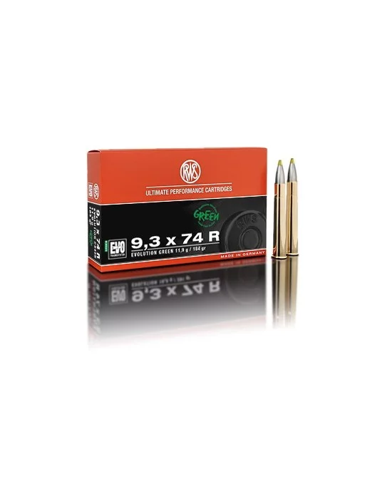 RWS 9.3x74 R EVO Green 184 gr