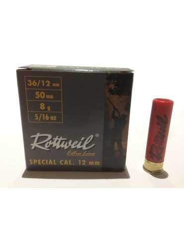 Cartouche à plomb Rottweil 12 mm 9g*