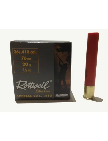 Cartouche à plomb Rottweil .410 Mag 20g*