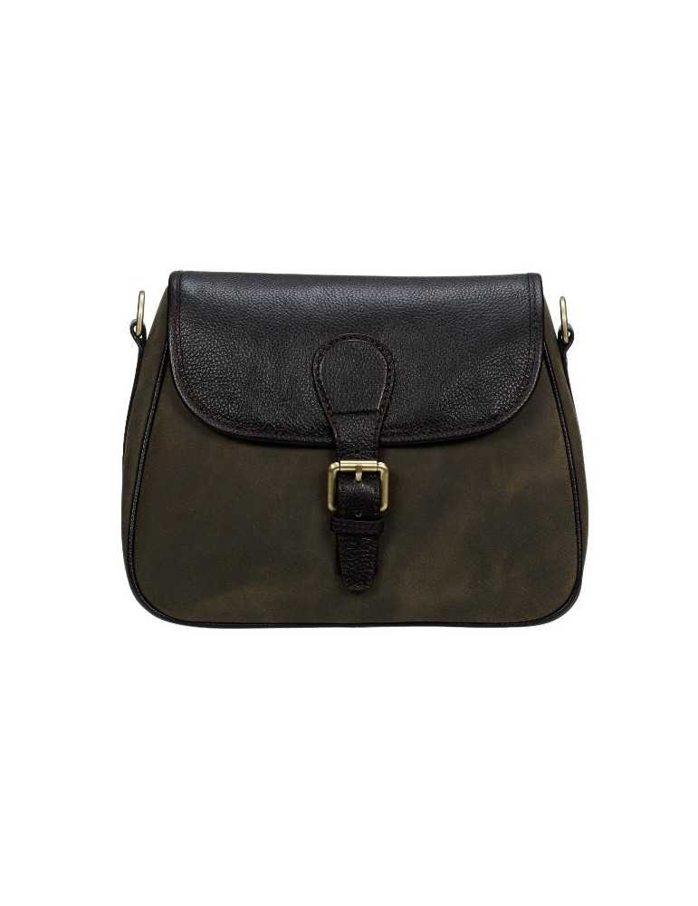 Sac à cartouches en suède vert Baron