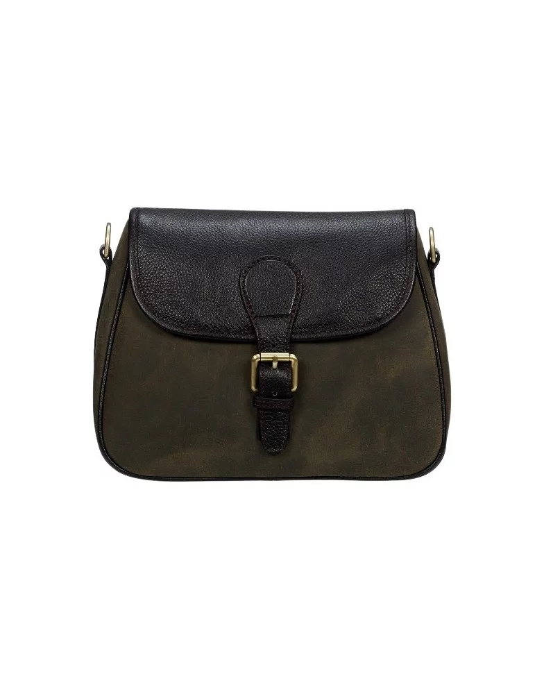 Sac à cartouches en suède vert Baron