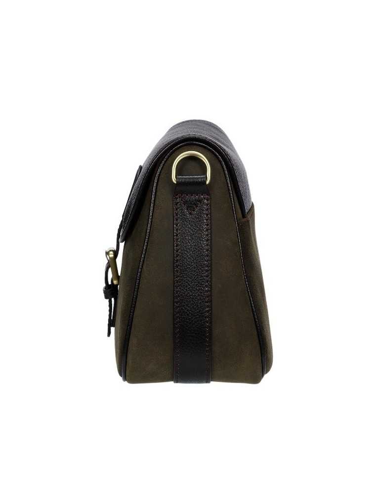 Sac à cartouches en suède vert Baron