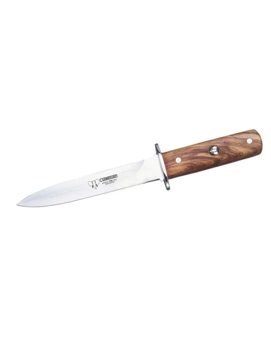 Couteau de chasse Cudeman avec manche en olivier