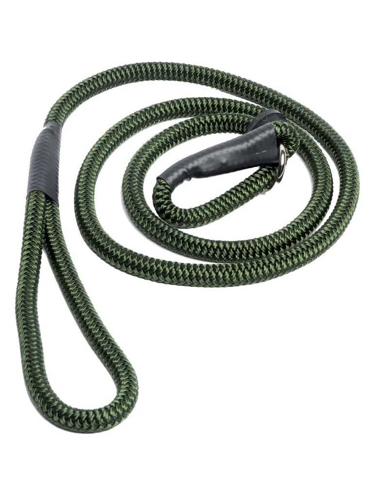 Laisse lasso pour chien kaki