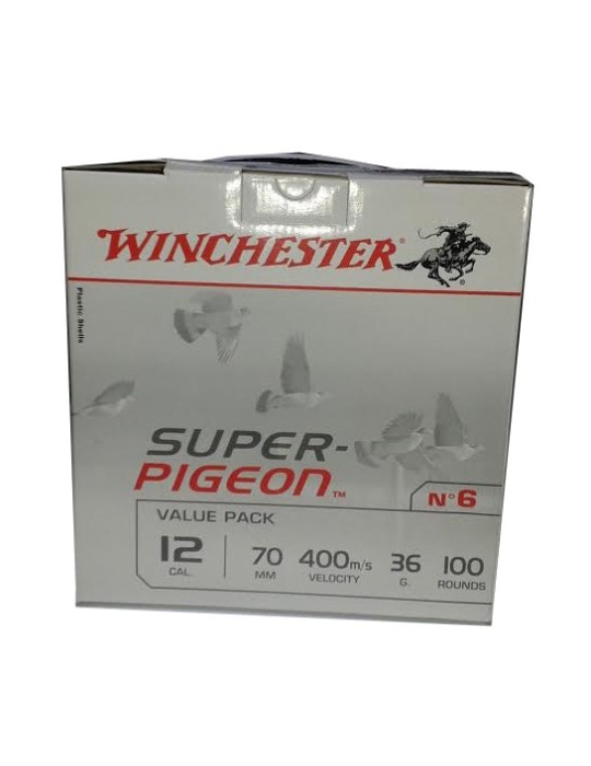 Pack Winchester Super Pigeon C.12/70 36g 100 cartouches