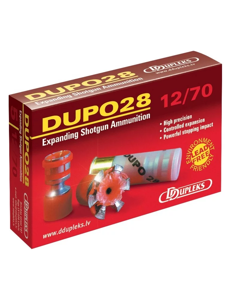DDupleks Dupo 28 C.12/70 cartouche à balle