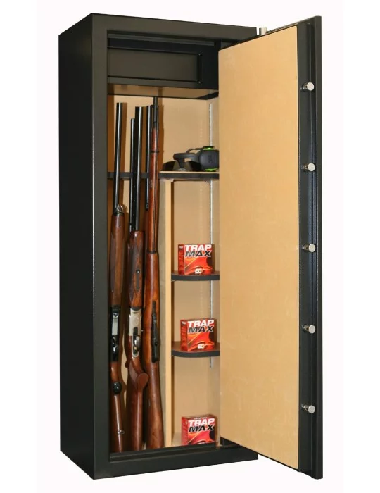 Armoire forte 18 armes avec lunette + coffre int. Executive