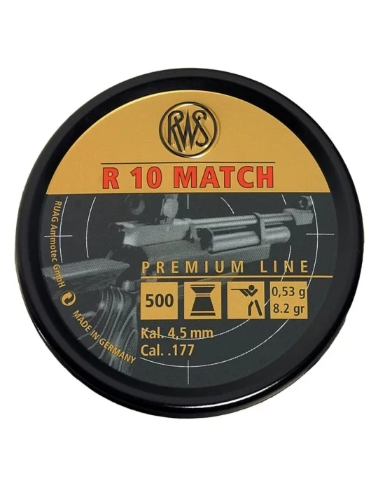 RWS R10 Match 4,5 mm 8 gr