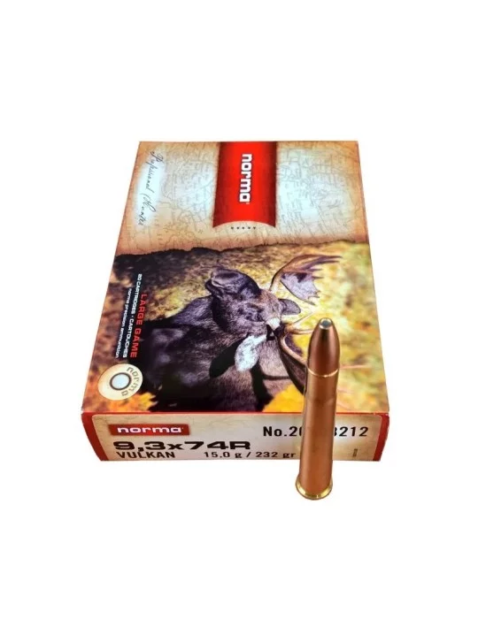 Norma 9.3x74 R Vulkan 232 gr