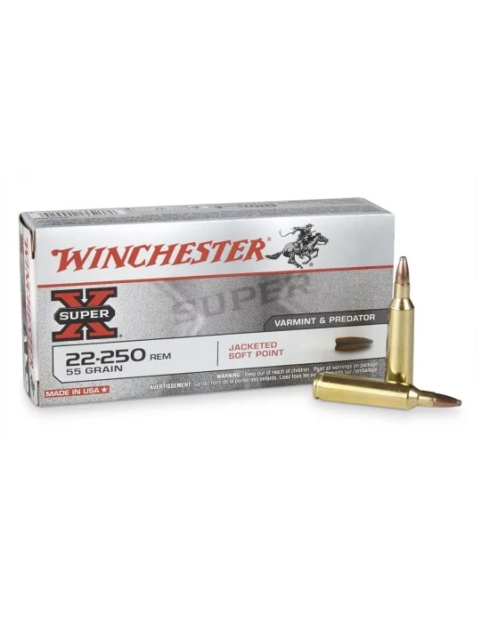 Winchester .22-250 Rem. Power-Point 55 gr