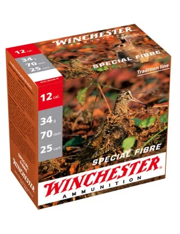 Winchester Special Fibre C.12/70 34g cartouches chasse bourre grasse 2