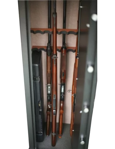 Armoire forte Sentinel Infac 16 armes dont 8 avec lunette + coffre 2