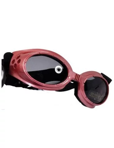 Lunettes de soleil rose réglables pour chien