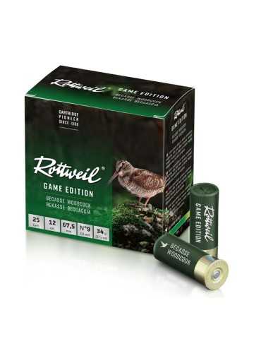 ROTTWEIL Game Edition Bécasse 12/67,5 – 34 g 2