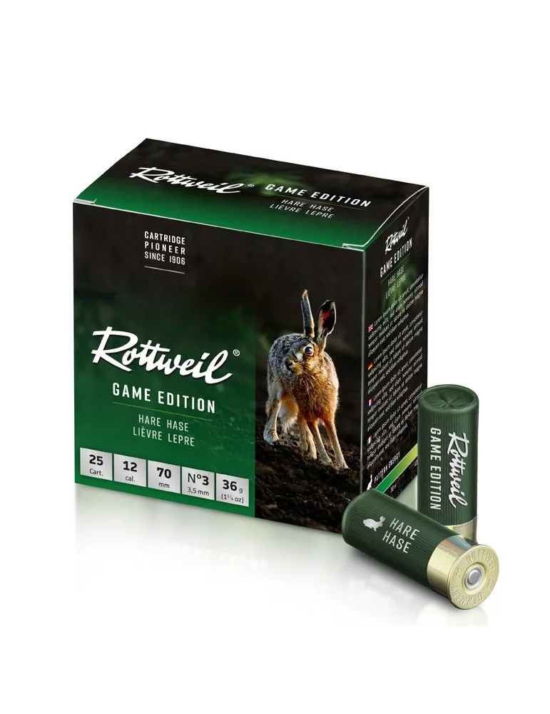 Rottweil Game Edition Lièvre 12/70 36g