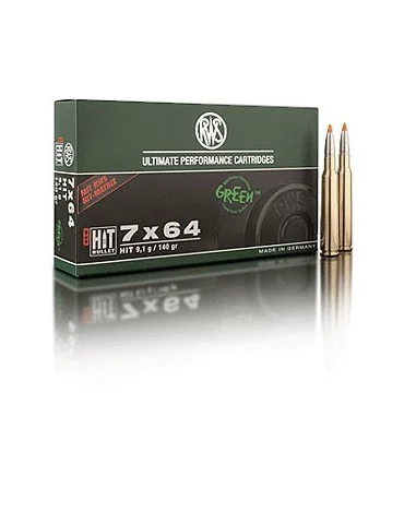 RWS 7x64 HIT 140 gr sans plomb 2