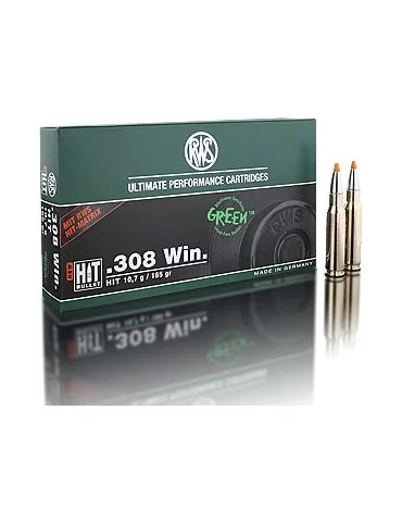 RWS .308 Win. HIT 165 gr sans plomb 2