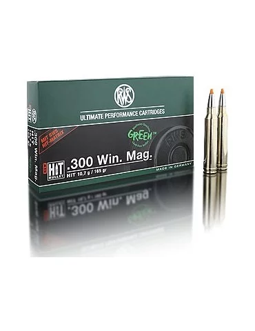 RWS .300 Win. Mag. HIT 165 gr sans plomb 2