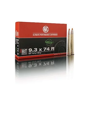 RWS 9.3x74 R HIT 250 gr sans plomb 2