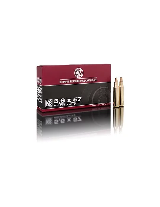 RWS 5.6x57 KS 74 gr