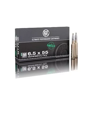 RWS 6.5x55 EVO Green 93 gr sans plomb 2