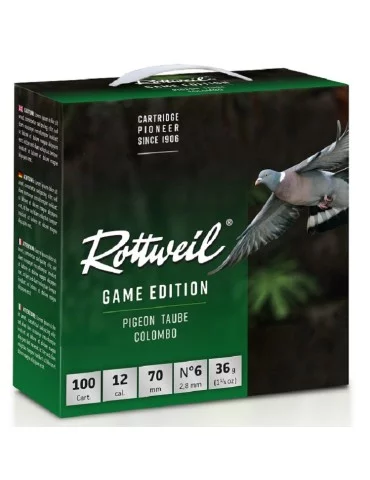 Pack Rottweil Game Edition Pigeon 12/70 36g*