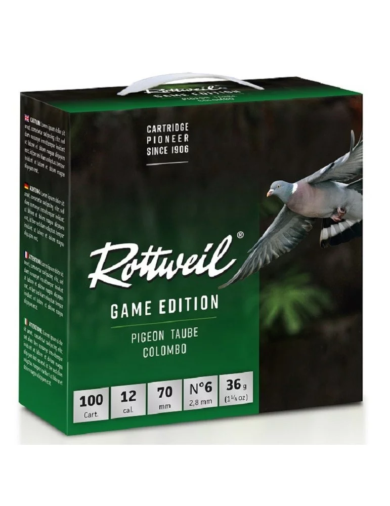 Pack Rottweil Game Edition Pigeon 12/70 36g
