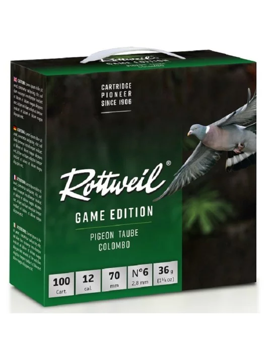 Pack Rottweil Game Edition Pigeon 12/70 36g