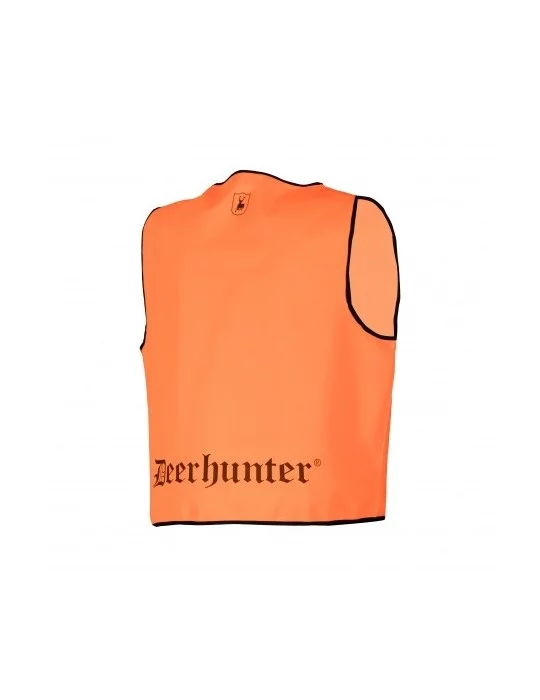 Gilet chasuble fin orange pour battue