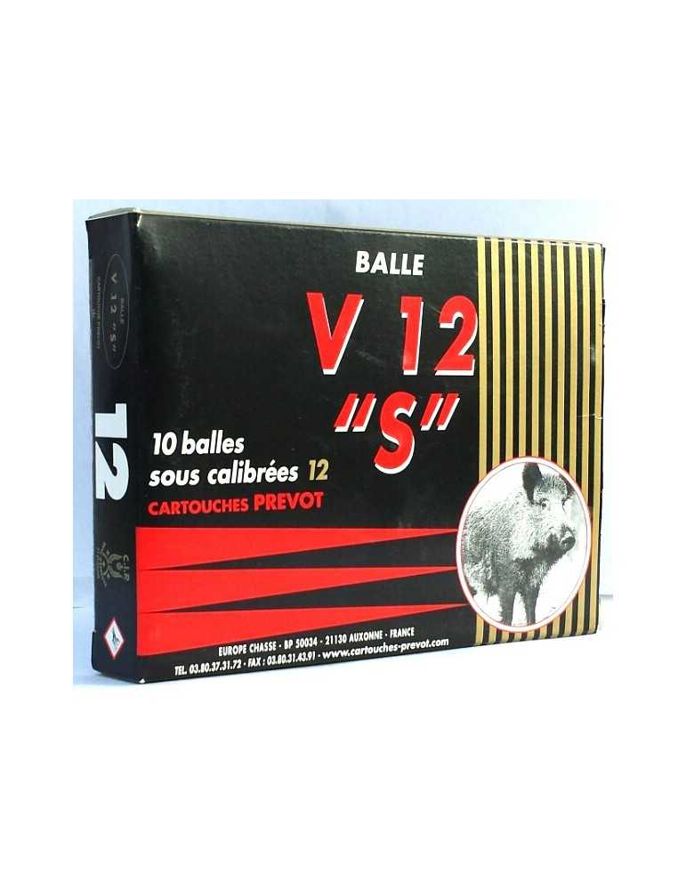 Balle sous-calibrée Prevot V12 "S" C.12/70