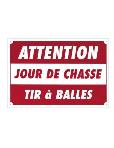 Panneau réserve de chasse