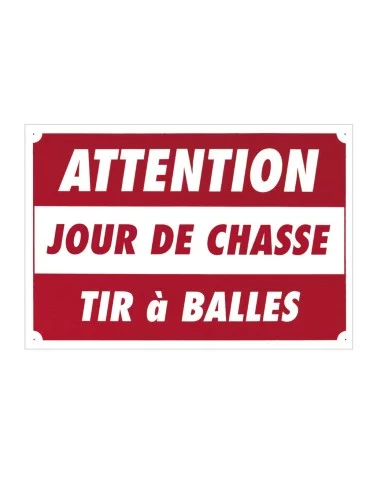 Panneau réserve de chasse