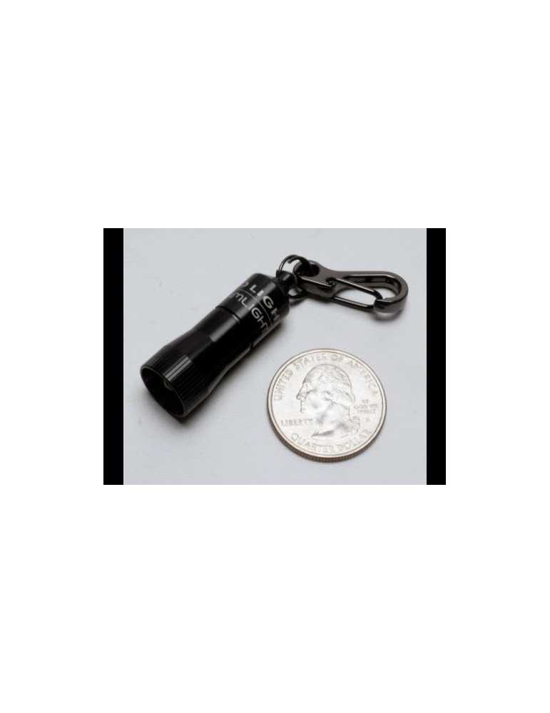 Lampe de poche Stream Nanolight noire légère lumineuse - Natusport