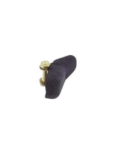 Protège doigt à vis en caoutchouc souple pour le pontet de l'arme.