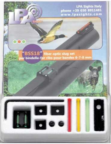 Hausse guidon insert + 3 fibres 6-7-8 mm LPA