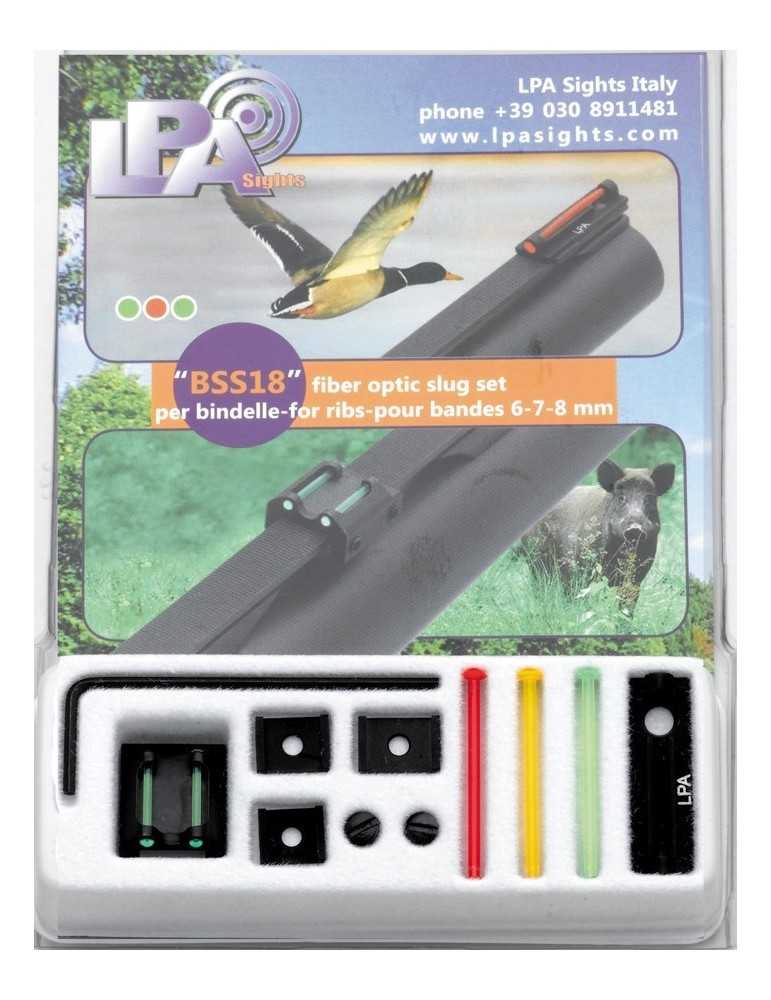 Hausse guidon insert + 3 fibres 6-7-8 mm LPA