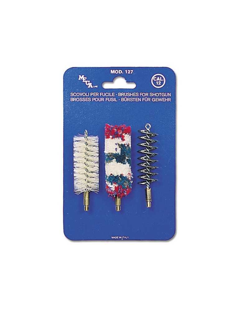 Pochette de 3 brosses pour entretien et nettoyage des fusil C.28