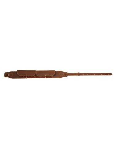 Cartouchière 20 balles gd. Chasse avec rabat.