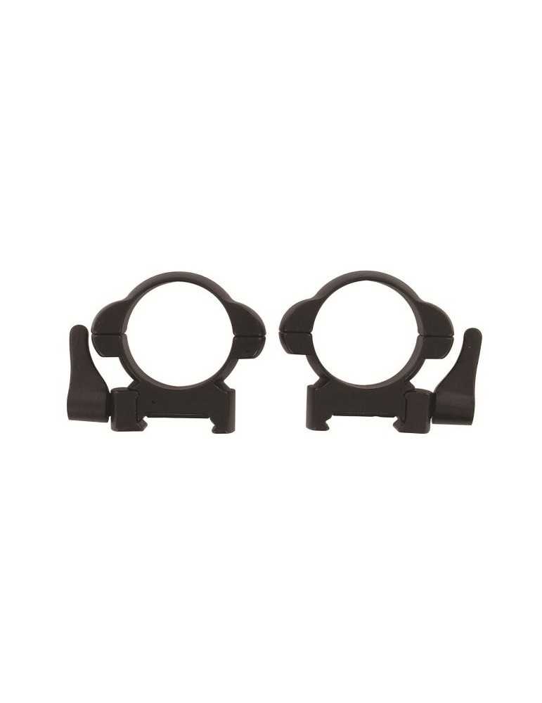 Colliers alu dia 30mm / Rail de 22mm