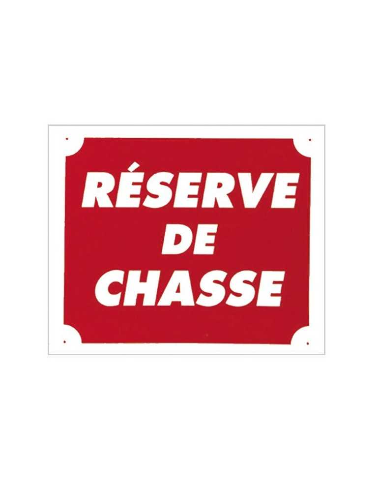 Panneau réserve de chasse