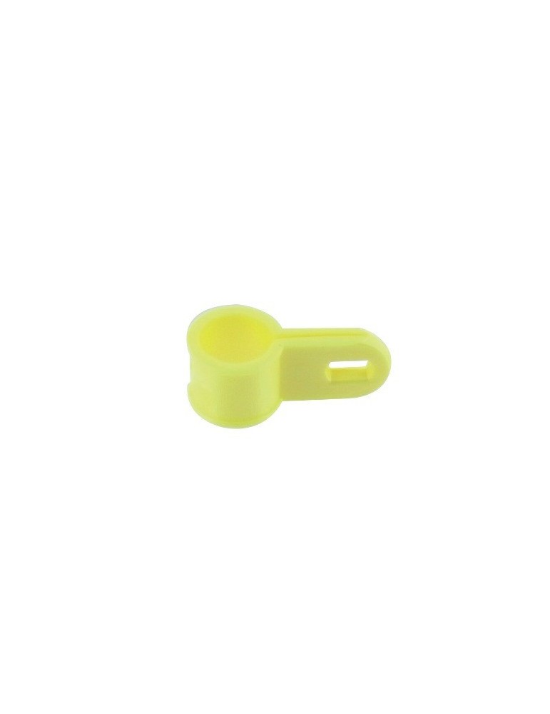 Attache plastique sarcelle D.6.5 mm