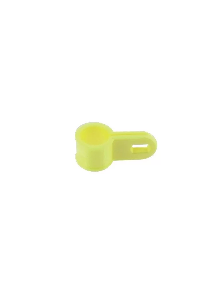 Attache plastique sarcelle D.6.5 mm