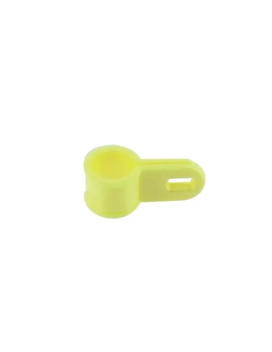 Attache plastique sarcelle D.6.5 mm