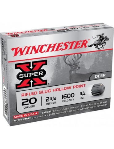Winchester Super X Hollow Point C.20/70 cartouche à balle*
