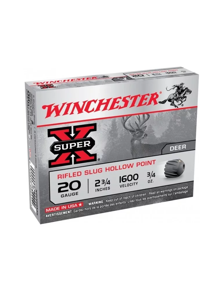 Winchester Super X Hollow Point C.20/70 cartouche à balle