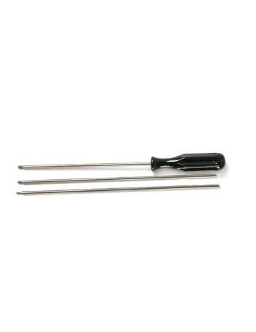 Baguette de nettoyage en acier 3 pièces
